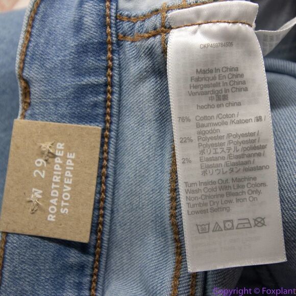 NEW High-Rise Slim Straight‎ Jeans in Stillwood Wash: Slit-Hem Edition, 29 - Picture 14 of 15